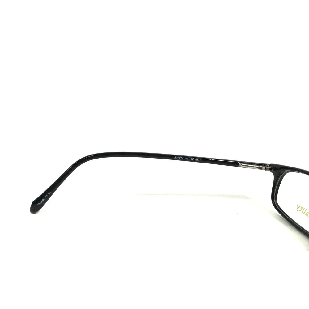 Reality R 3720 BLACK Eyeglasses Frames Rectangle Full Rim 50-17-140